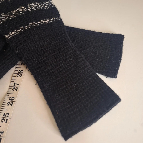 Athleta Wool Cashmere Panorama Point Long Cardigan Black/Marl colour block SZ XS - Picture 9 of 11